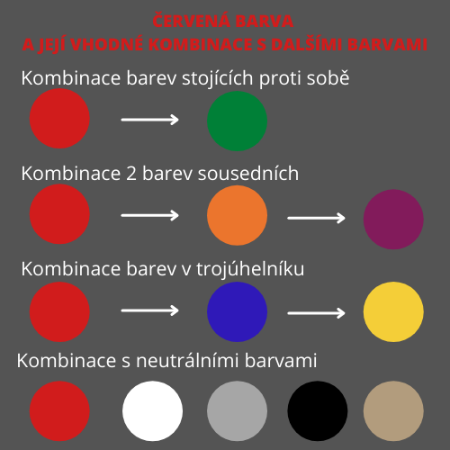 RED kombinace barev